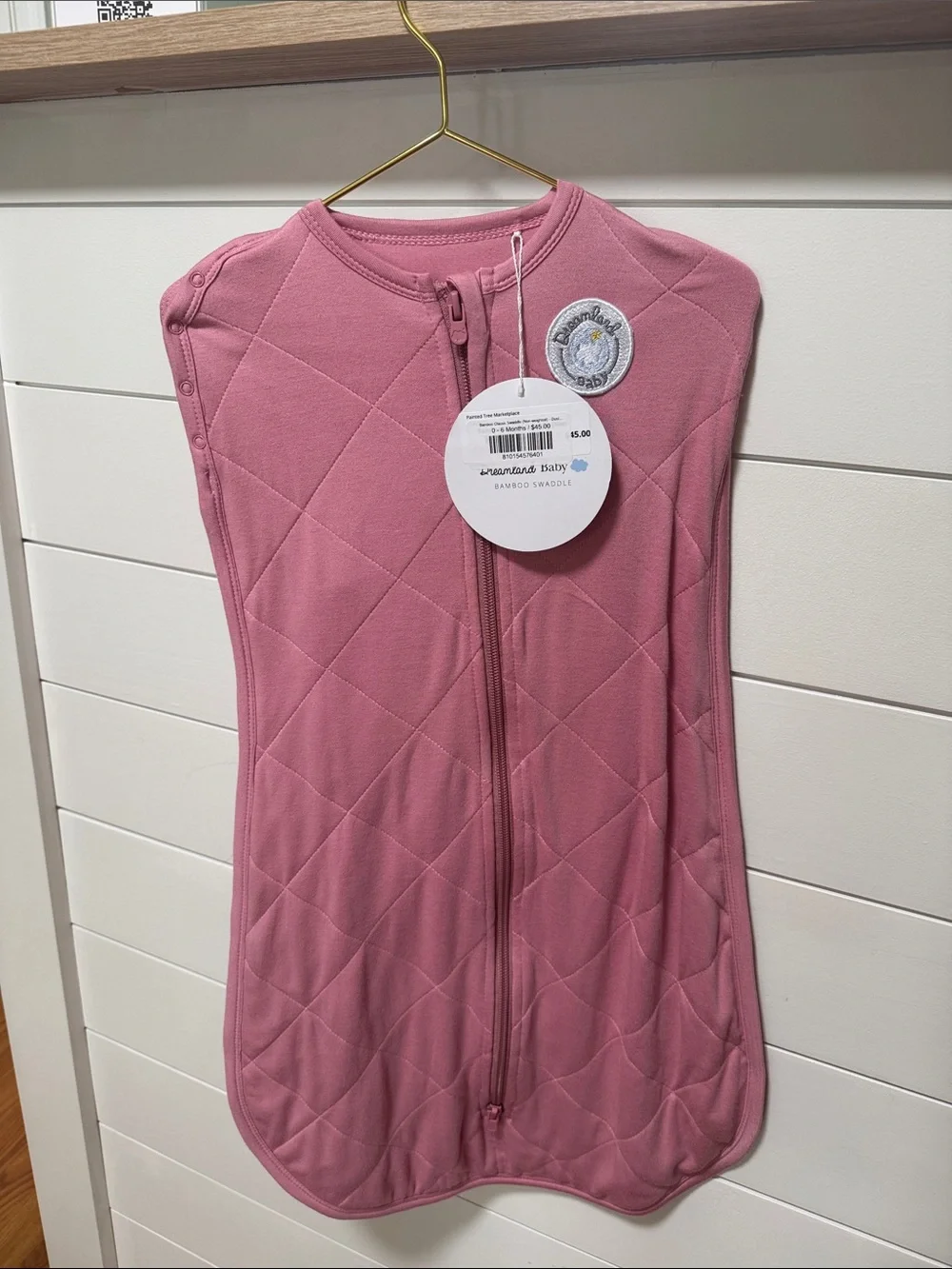 Bamboo Classic Swaddle (Non-weighted) - Dusty Rose